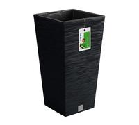 Prosperplast Macetero FURU Antracita con depósito 34,5x34,5x66 cm 24 L