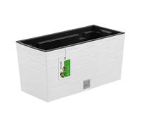 Maceta maceta FURU Square caja de balcón macetero blanco
