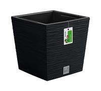 Prosperplast Macetero colección Furu con depósito Antracita 24 x 24 x 23,5 cm 7,5 L