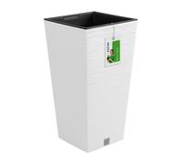 Prosperplast Macetero Furu con depósito 39,5 x 39,5 x 75,5 cm 37 L Blanco
