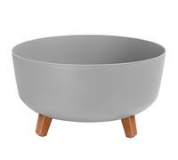Prosperplast Macetero GRACIA color gris sin depósito 38 x 38 x 19,5 cm 14,3 L