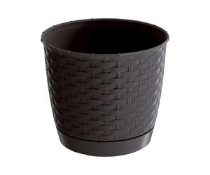 Maceta Prosperplast Ratolla Redonda 1,2L Ocre Oscuro Brown