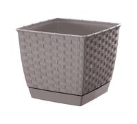 Maceta Prosperplast RATOLLA SQUARE 2.5L Ocre Oscuro para Jardín Beige