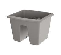 Maceta Prosperplast RESPANA RAILING 9L para Barandilla Gris Piedra 288x298x209mm