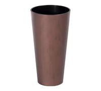 Maceta Prosperplast TUBUS SLIM CORTEN 27L con Depósito y Diseño Elegante Gold