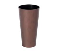 Maceta Prosperplast TUBUS SLIM CORTEN 3,3L con Depósito y Diseño Elegante en Color Cobre Blue