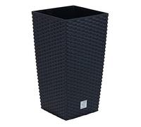 Maceta rato de 35 litros con inserto 28,7 x 28,7 x 55 cm en color antracita