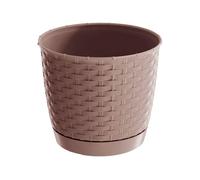 Maceta Prosperplast Ratolla Redonda 1,2L Ocre Oscuro Beige