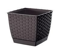 Maceta RATOLLA SQUARE 2,5L., dimensiones (mm) 165x165x142, color Ocre oscuro