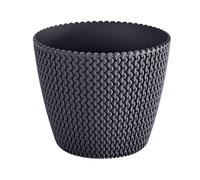 Maceta redonda 5L PROSPERPLAST Splofy de plastico en color gris, Ø21,8 x 18,4 cm Blue