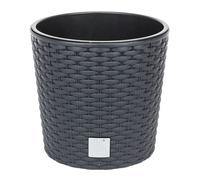 Prosperplast Maceta Redonda 8,7 Litros Rato con Cubilete Blanco