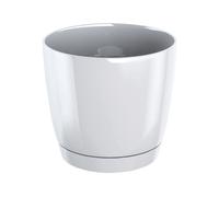 Prosperplast Maceta Plástico Coubi Round P Verde Oliva 21x21x19.3cm White