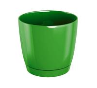 Maceta Redonda de Plastico Coubi Round P en Color Crema 12x12x11 Cm - Prosperplast Verde oliva