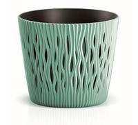 Maceta Redonda Prosperplast Sandy Round en Plástico Mostaza 15.8x13.8cm Green