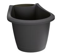 Maceta respana belt 3,3l., dimensiones (mm) 217x217x178, color antracita