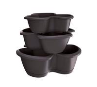 Prosperplast Maceta RESPANA TRIO 28,1L - Alta Capacidad