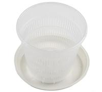 Maceta transparente para orquídeas con agujeros de aire para control de raíces, flor de plástico transparente para observación, recipiente transpirable reutilizable para plantas pequeñas y ventanas