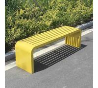 Maceta versátil de acero de metal resistente a la intemperie para parque y patio, 39.3 x 15.8 x 17.8 pulgadas, para uso en exteriores