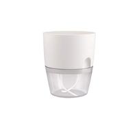 Macetas auto-regables Spotact, regador de plantas para uso en interior y exterior. Maceta auto-regable para hierbas, flores y suculentas, 2 piezas (blanco, grande)