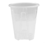 Macetas de plástico transparente para orquídeas con agujeros de drenaje, maceta transparente para suculentas, flores transpirables para evitar raíces, interior jardín, balcón, oficina contenedor (16
