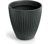 Maceta latia round midl ø60x58 grafito granito