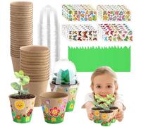 Macetas Pequeñas para Plantas Kit Artesanal de maceteros en Papel para