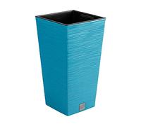 Prosperplast Macetero Furu – Azul escandinavo con depósito 20x20x38 cm 5 L