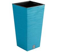 Prosperplast Macetero Furu con depósito 39,5x39,5x75,5 cm 37 L Azul escandinavo