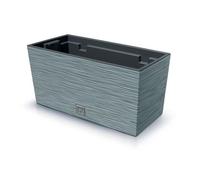 Prosperplast Macetero FURU con depósito color cemento 39,5 x 18,5 x 19,5 cm 8 L