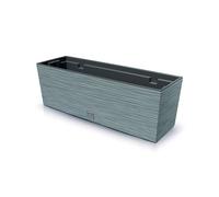 Prosperplast Macetero colección FURU con depósito, color cemento, 58 x 18 x 19,5 cm, 12 L