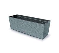 Prosperplast Macetero colección FURU con depósito, color cemento, 58 x 18 x 19,5 cm, 12 L