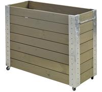 Macetero con ruedas H x A x P 950 x 1200 x 500 mm
