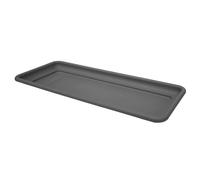 Macetero Cuadrado Quadro Maxi 80 Cm Antracita con Platillo