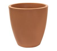 Macetero de polietileno por rotomoldeo color terracota 40x40