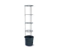 Macetero de tomates prosperplast tomate grower de plastico en color antracita 29,5 (largo) x 29,5 (ancho) x 23,6-115,2 (alto) cm