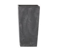 Macetero jardinera y contenedor para plantas 22x22x42cm en gris antracita 16,3L