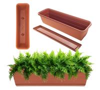 Macetero KADAX incl. soporte, con o sin asas, terracota, 60 cm