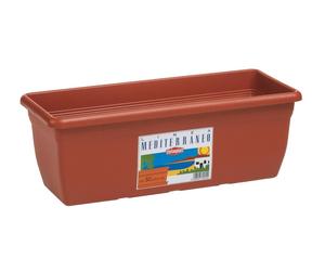 Macetero Mediterráneo De 60 Cm Marrón Stefanplast