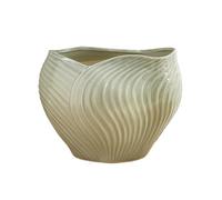 Macetero Minimalist Ceramic Plant Pot: A Stylish, Large Pot, Ideal For Home Décor Jardín(Grey)