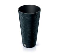 Macetero Prosperplast FURU Color Cemento con Depósito 25x25x48cm - 7,5L Anthracite