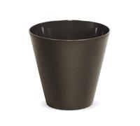 Macetero Redondo TUBUS Eco Wood de Prosperplast, 20x20x18,7 Cm, 3,5 L, Ecológico Black
