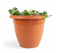 Maceteros Grandes Exterior - Macetero Grande, Maceta 50 Cm Diametro, Tiestos Para Plantas Exterior Plastico Marron, Maceta Grande Jardin Decoracion Terraza - 50x50x40 cm