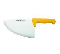 Macheta Arcos Colour - Prof 297700 de acero inoxidable Nitrum y mango ergonómico de Polipropileno de color amarillo y hoja de 22 cm, y 3 mm de espesor en estuche