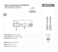 Macho de roscar fanar g 1/2' ngra/2 - roscado preciso con acero rápid