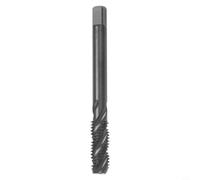 Macho helicoidal M8 x 1,25 HSS nitrurado, marcha derecha para aluminio, acero inoxidable, bronce, estándar JIS totalmente pulido