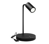 Maclean GU10 Lámpara de Escritorio con Interruptor de Encendido y Apagado | Giratorio, Inclinable | máx. 40W | Ahorro de Espacio Ideal para Oficina, Estudiantes | Diseño Robusto IP20 | MCE370