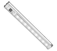 Maclean Lámpara fluorescente para cocina MCE166, para el armario, 9 LED, SWD con PIR 120 grados. Detector de movimiento con 360 ° de rotación