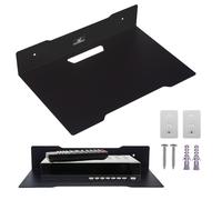 Maclean MC-122 estante de pared para decodificador negro 30x20,5x6 cm
