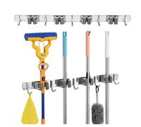 Maclean mc-184 soporte de pared para herramientas de jardinería y her