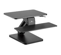 Maclean MC882 Base para Teclado y Monitor / Ordenador Portátil con Ajuste de Altura, Negro